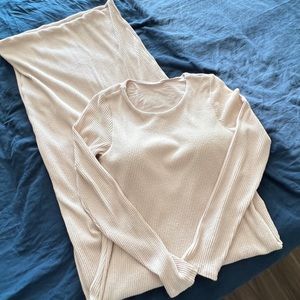 Crew Neck Long Sleeve Dress